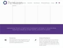 Tablet Screenshot of pentacon.nl