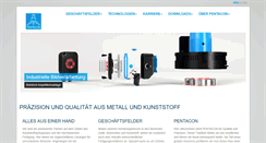 Desktop Screenshot of pentacon.de